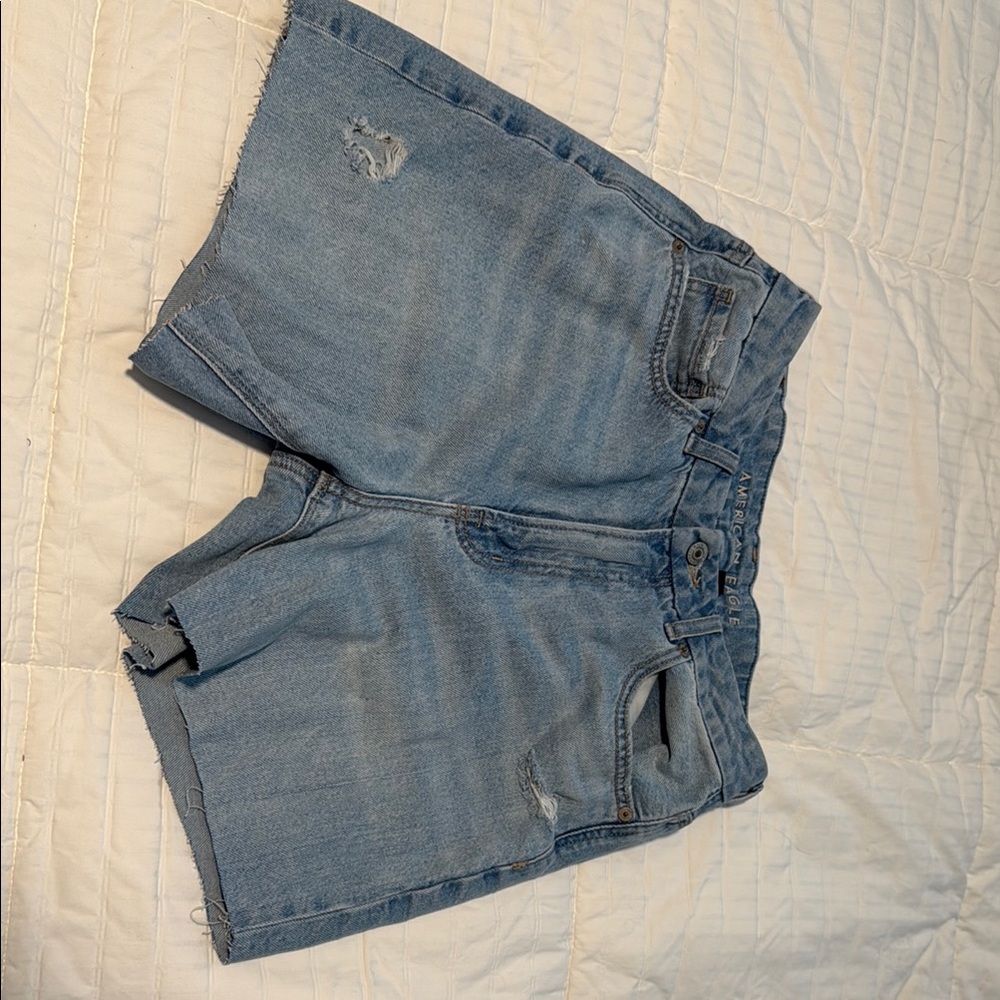 American Eagle Outfitters Light Blue Denim Shorts